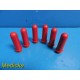 6X Drucker Diagnostics 7713031 Red Tube Holders for Centrifuge ~ 19633