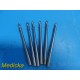 Lot of 6 Stryker Howmedica Osteonics 3167-0000 Femoral Assorted Drill Bits~19644