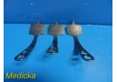 Lot of 3 Zimmer 3088-03 Stainless Steel Hohmann Orthopaedic Retractors ~ 19609