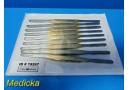 9X Bausch & Lomb Storz Widia P10002 P10004 P10006 Double End Straight Rasp~19267