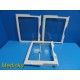 3X GE GSC23KSWC SS Refrigerator 200D5520P00 Trays W/ Glass Cover ~ 19717