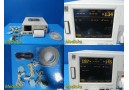 GE Corometrics 120 Series 0129 Fetal Monitor W/1X TOCO & 2X U.S Transducer~19289