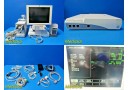 GE Solar 8000i Patient Monitoring Sys W/ Monitor, Console, Printer & Leads~19319