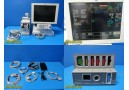 GE Solar 8000i Patient Monitoring Sys W/ TRAM 451M Module & NEW Leads ~ 19344