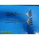 Lot of 2 Zimmer 3085 Surgical 10" Blunt 4 Prong Ollier Rake Retractors ~ 19932