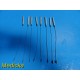 Jarit 310-387 (1.5m) to 310-394 (5.0mm) Assorted Garrett Vascular Dilators~19940