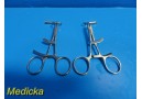 2X Stryker Leibinger 07-30421 & 07-30420 Reduction Surgical Forceps ~ 19876