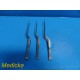 Lot of 3 Jarit 130-415 & 130-421 Cushing Tissue Forceps ~ 19955