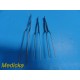 Lot of 3 Jarit 130-415 & 130-421 Cushing Tissue Forceps ~ 19955