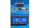 2012 Nellcor OxiMax N-600x Pulse Oximeter W/ New SpO2 Sensor+NEW BATTERY ~ 20060