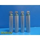 Lot of 4 Heine Laryngoscope Handles *TESTED & WORKING* ~ 20019