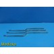 3x V Mueller NA5770 RETRACTOR, NERVE D'ERRICO BAYONET SHANK CRVD BLADE 9"~20027