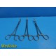 3X Jarit 305-215 & 305-210 Duval Lung Forceps ~ 20053