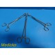 3X Jarit 305-215 & 305-210 Duval Lung Forceps ~ 20053