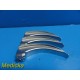 Lot of 3 Propper Fiber Optic MacIntosh MAC 3 Laryngoscope Blades *TESTED*~ 20016