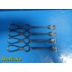 4X Lawton 4 Prong Blunt Surgical Rake-Retractors (8.5" Long) ~ 20086