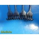 4X Lawton 4 Prong Blunt Surgical Rake-Retractors (8.5" Long) ~ 20086