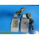 2X Philips M2601B & 862108 Fast-SpO2 & ECG Transmitter Modules W/ Leads ~ 20150