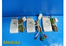 3X Philips 862108 & M2601B ECG Transmitter Modules W/ ECG Cable ~ 20158