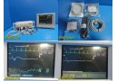 Agilent Philips V24C Colored Monitor W/ New Style Modules Rack & NEW LEADS~20218