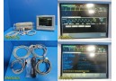 Agilent M1205 / V24C Multiparameter Color Monitor W/ Rack Leads & Modules~20226