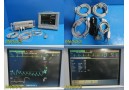 Agilent M1205 / V24C Multiparameter Color Monitor W/ Rack Leads & Modules~20230