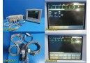 Agilent M1205A / V24C Coloured Screen Patient Monitor W/ Modules & Leads ~ 20248