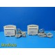 2X Agilent Technologies M1109A Remote Alarm Modules W/ M1106C Remotes ~ 20853