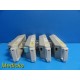 Lot of 4 HP Philips Agilent M1041A Module Racks With Mounting Clamps ~ 20492