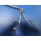 Cabot Medical Grasping Forceps, Curved, long, serrated jaws W/ wide spread~11379
