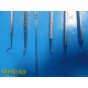 8X Hu-Friedy Silverman Nordent Assorted Periodontal Dental Hygiene Inst ~ 21121