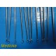 Lot of 35 TRE Surgical Straight & Angled Ring Curettes, Sizes 1 to 03 ~ 22380