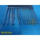 Lot of 35 TRE Surgical Straight & Angled Ring Curettes, Sizes 1 to 03 ~ 22380