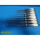 Lot of 8 Jarit Assorted BRUN Bone Curette Size 000 to Size 4, (S.S) ~ 22359