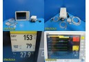 Siemens Drager Infinity Delta XL Patient Monitor W/ EKG Lead & Temp Sensor~21615