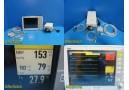 Siemens Drager Infinity Delta XL Patient Monitor W/ EKG Lead & Temp Sensor~21615