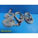 4X Baxter Healthcare PX1800 TruWav Reusable Pressure Cable W/O Transducer ~22587