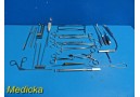 27X Arthrex Zimmer Synthes Mitek Accufix Jarit Lawton KNEE Instrument Set ~22693