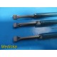3X Assorted Laparoscopic Grasping Forceps Inserts (For Parts) ~ 22787B