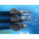 3X Assorted Laparoscopic Grasping Forceps Inserts (For Parts) ~ 22787B