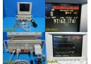 HP Anesthesia Viridia 24C Patient Monitor W/ 6 Module NEW Leads & Rack~22781B