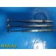 3X B & L Storz E-3740 & 3742 Bunge Evisceration Spoons, 12mm / 8mm ~ 22786A
