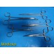 5X Codman Jarit Pilling Assorted Artery Forceps & Suture Needle Holder ~ 22784A