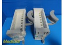 2 x PHILIPS Intellivue M8048A Intellivue Racks FMS Housing Caddy & Clamps~ 23064
