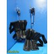 2015 Getinge Maquet Amatech Graduated Lift Assist Stirrup Set Pair W/ Pads~23275