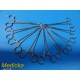 9X Sklar & Aesculap Surg Kocher-Ochsner General Surgery Forceps, Curved ~ 23445