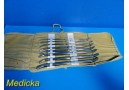 8X Symmetry Surgical SSI Pratt Uterine Dilators Set (43-17 Fr) W/ Pouch ~ 23447