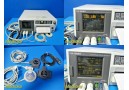 GE P/N 0129AAN017 Maternal Fetal Monitor W/ ToCO & Ultrasound Transducers ~23106