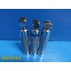 Lot of 3 Mercury & Ohio Medical Assorted Standard Laryngoscope Handles ~ 24472