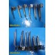 Foregger,Rusch,Hull,Drager Mercury Mac/Mil Laryngoscope Blades W/ Handles ~24464